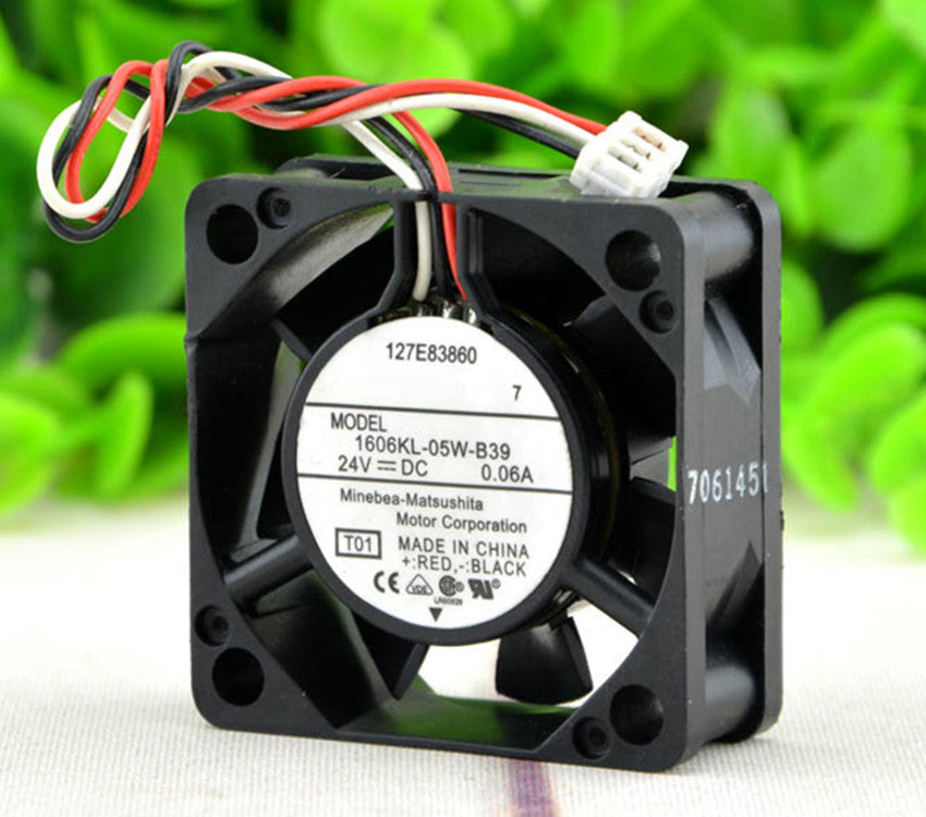 NMB 1606KL-05W-B39 fan 40*40*15mm 3pin 24V 0.06A Cooling Fan