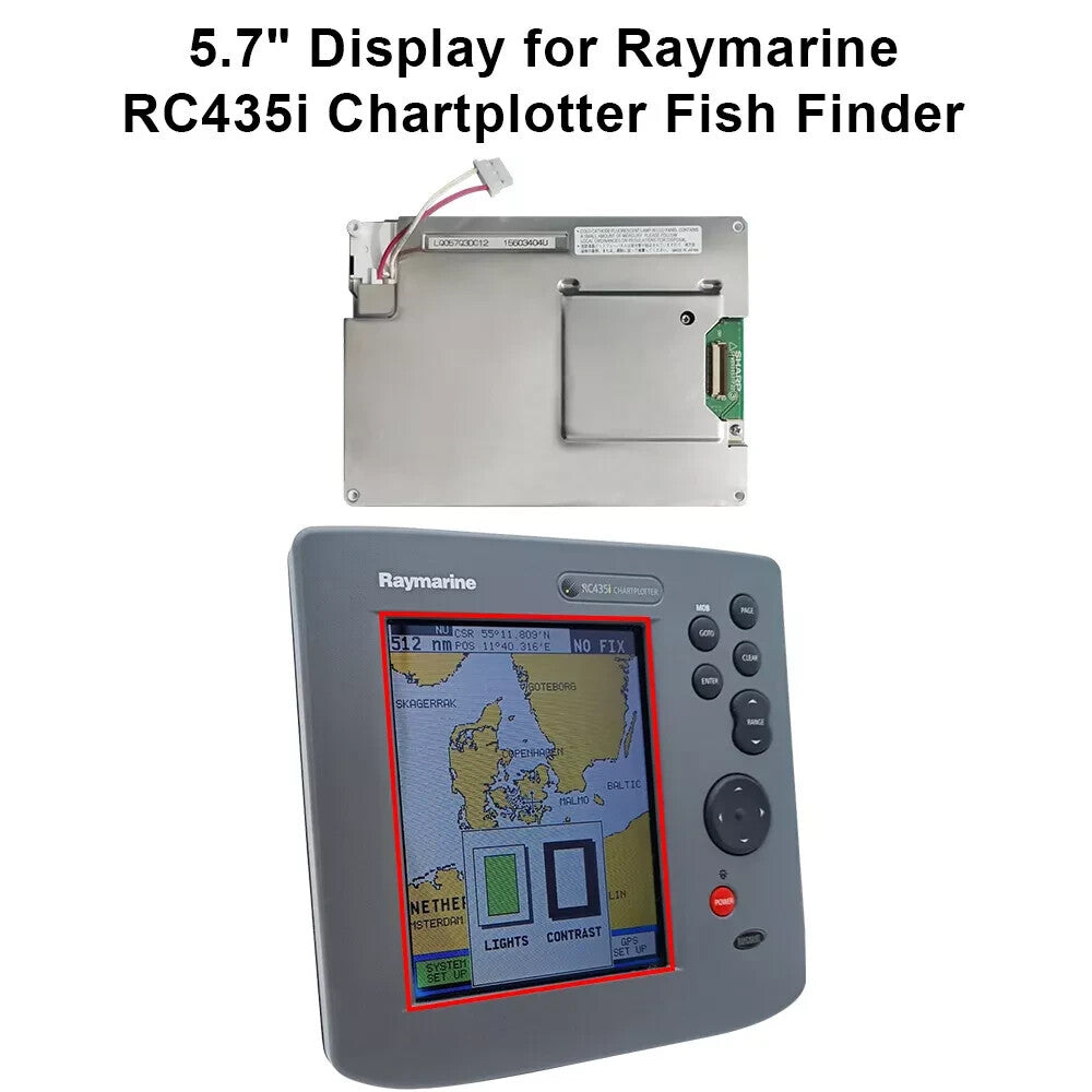 Raymarine RC435i Chartplotter Fish Finder LCD Screen Display Repair Replacement