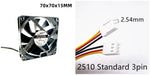 7015 70MM 70x70x15mm Cooling Fan ADDA AD0712HX 12V 0.35A With 3Wires