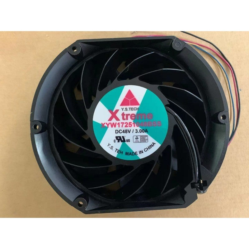 1pc XTREME XYW17251048BSS DC 48v/3.00A 17251 17CM 4-wire PWM fan