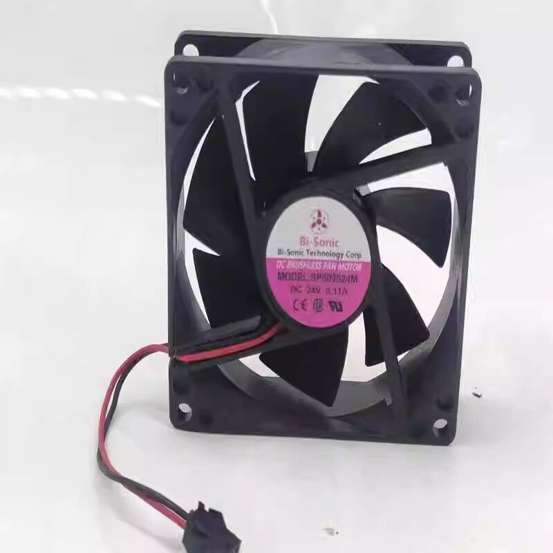 Bi-Sonic SP802524M 24V 0.11A 8CM 8025 2-Wire Inverter Cooling Fan