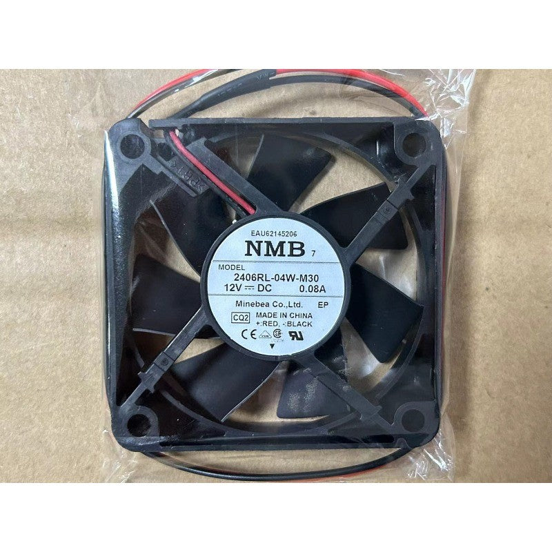 1 PCS NMB Fan 2406RL-04W-M30 DC12V 0.08A 6015 6CM silent cooling fan 2-wire