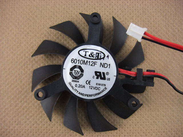 Cooler Fan For 55mm VGA Video Card Fan ATI nVIDIA 39mm 6010M12F ND1 085