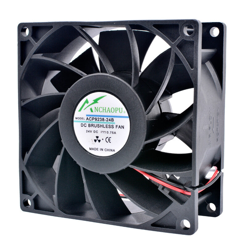ACP9238-24B 92mm fan DC24V 0.75A 2 lines cooling fan for inverter power supply