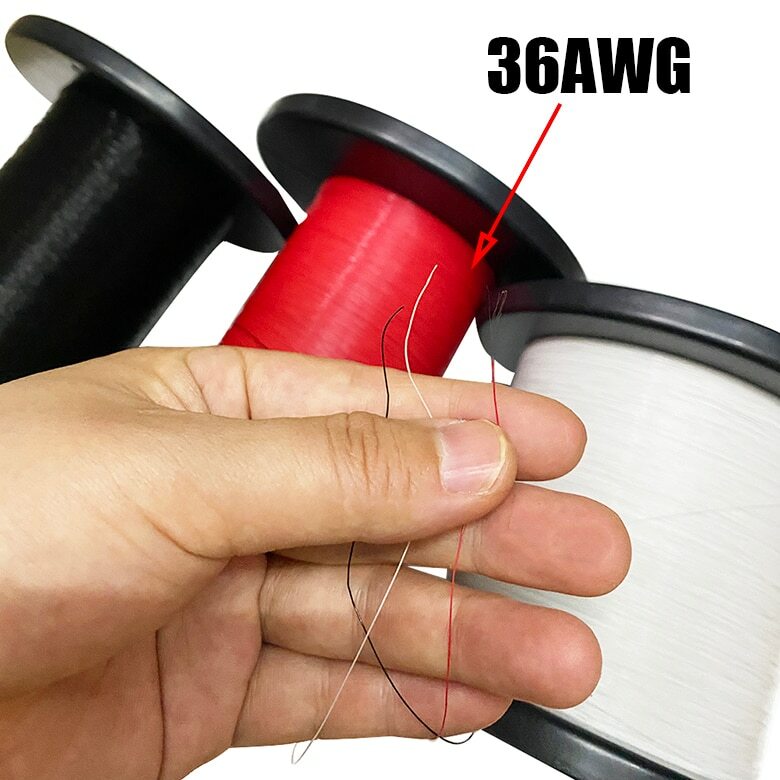 5M UL10064-36AWG ultra-fine wire Dia 0.28mm electronic High Temp Hook Up Wire