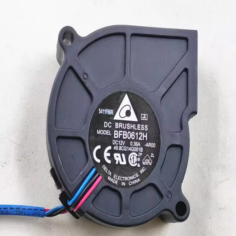 Delta BFB0612H-AR00 DC12V 0.36A 3-Wire Blower Cooling Fan