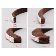 10Meters Window Brush Seal Strip Self Adhesive Weather Stripping Door Sweep