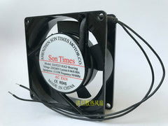1 PC Son Times Fan SA9225HA2 AC 220/240V 0.06/0.08A 11/13W 9225 9CM 2 Wires