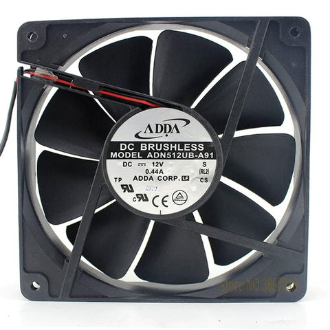 ADDA ADN512UB-A91 13525 130*130*25mm 13.5cm DC 12V 0.44A fan