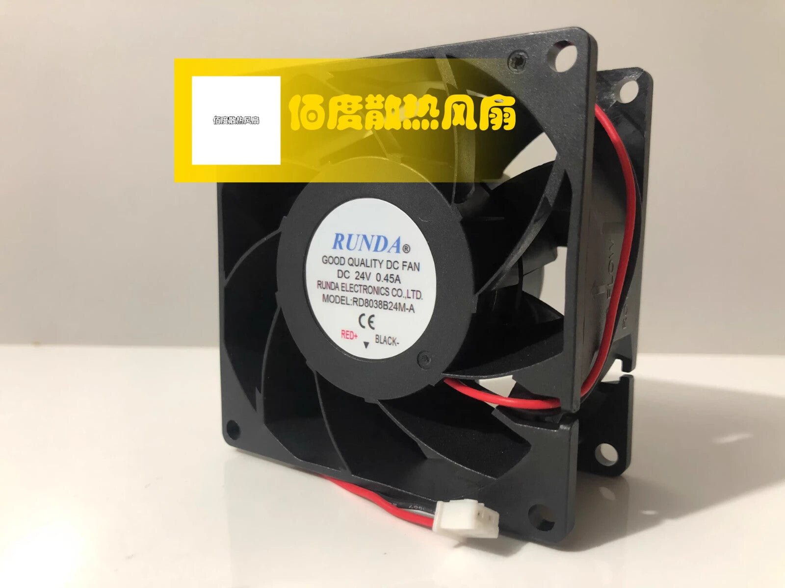 RUNDA RD8038B24M-A DC24V 0.45A 8038 8CM inverter cooling fan
