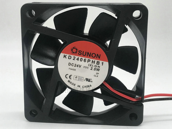 SUNON KD2406PHB1 6015 DC 24V 2.0W 6CM inverter cooling fan