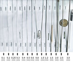 0.1mm - 3mm 304 Stainless steel bright wire single full-hard steel wire 1M / 5M
