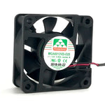 1 PCS Protechnic Fan MGA6012VB-O25 DC12V 0.9A 6025 6CM 2 wire cooling fan