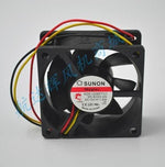 2PCS Original KDE1206PTV1 6025 6cm DC 12V 1.8W 3-wire Speed Cooling Fan