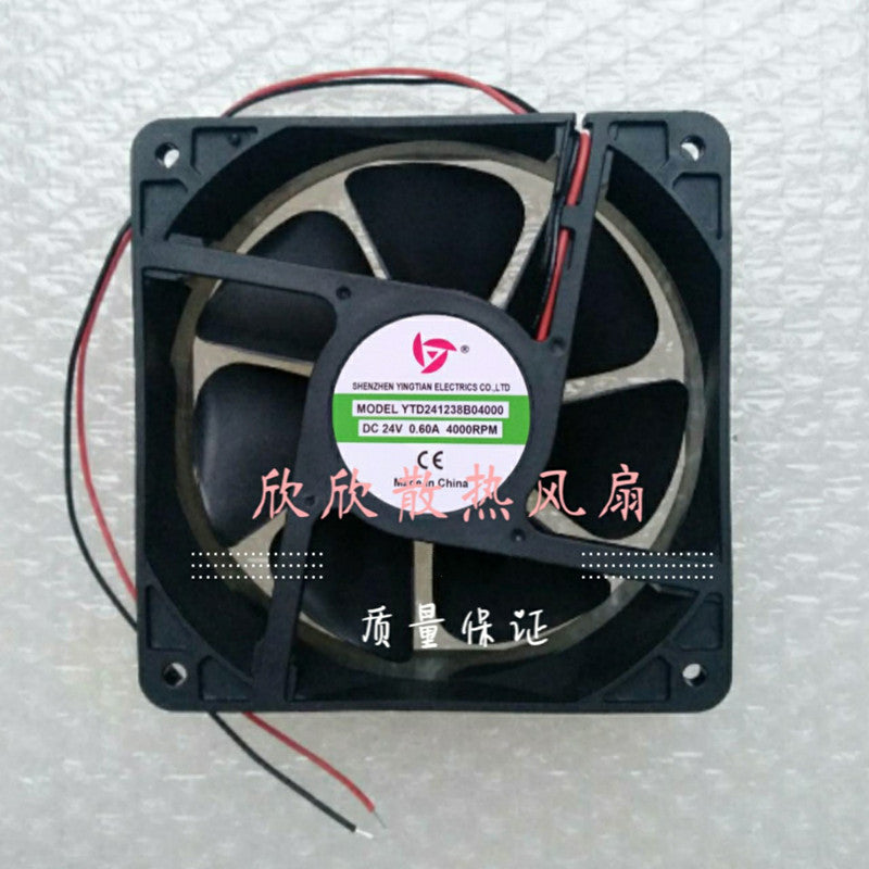 Yingtian YTD241238B04000 24V 0.60A 12CM 12038 welding machine cooling fan