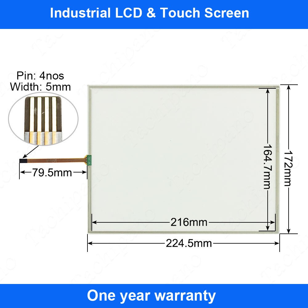 For GEFRAN GF_VEDO-104CT-VW0-00-00-G F036592 Touch Screen Panel Glass