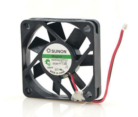 SUNON 4510 KDE0545PFV1 45*45*10MM DC 5V 1.3W 4.5CM 2-wire silent cooling fan