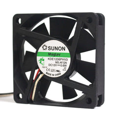 SUNON KDE1206PHV3 Mute cooling fan DC12V 0.6W 0.05A 60*60*15mm 3pin