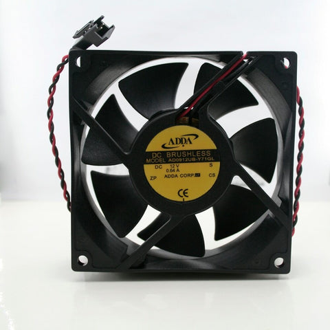 ADDA Original AD0912UB-Y71GL DC 12V 0.64A 90x90x32MM 9cm 2-Lines cooling fan