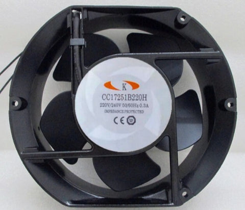 1 pc K fan CC17251B220H 220V 172*150*51mm cooling fan inverter fan 2 Wire