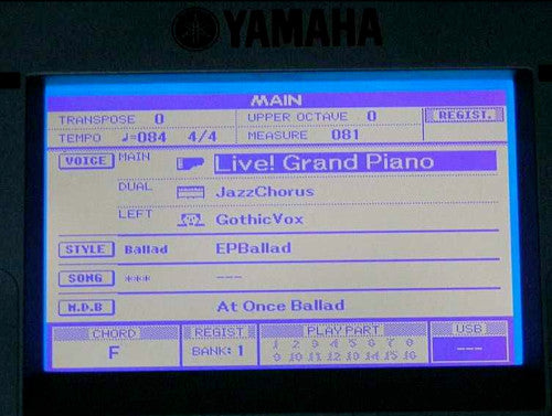 For Yamaha MM6 Keyboard LCD Display Screen Panel Replacement