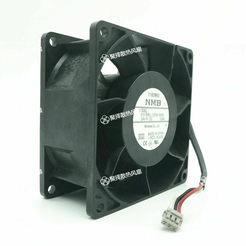 NMB 3115RL-05W-B69 24V 0.50A 8CM Schneider inverter cooling fan