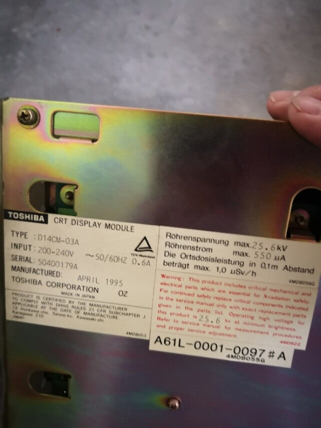 PLUG AND PLAY DIRECT REPLACEMEMT LCD MONITOR FOR FANUC A61L-0001-0097 D14CM-01A