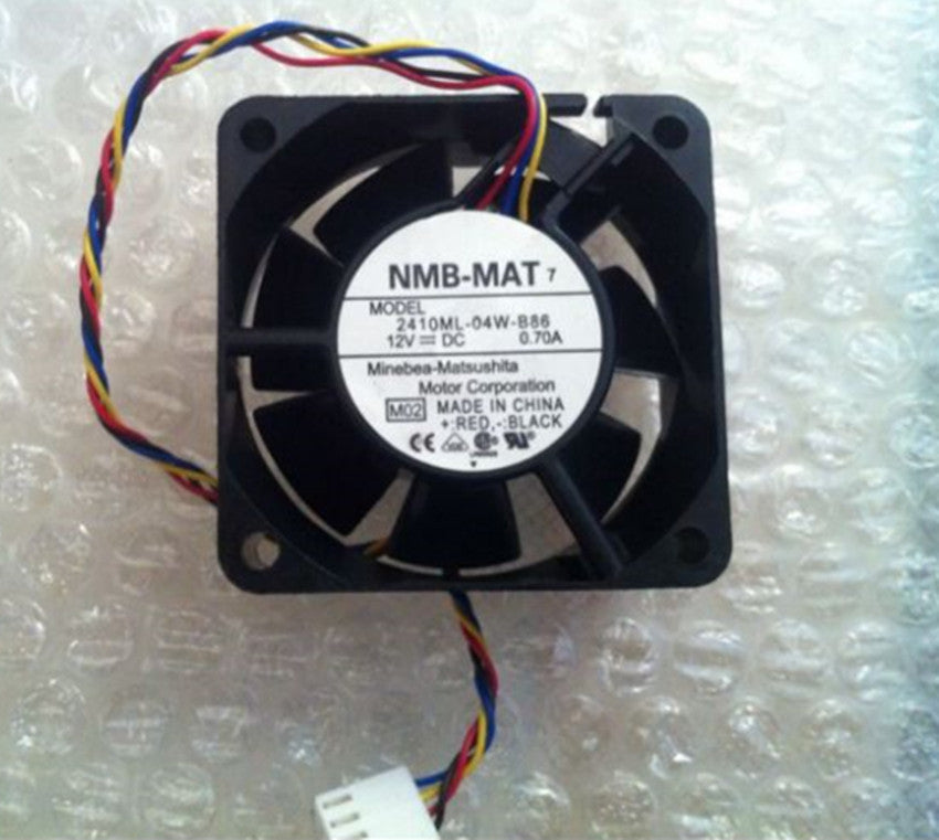 NMB 2410ML-04W-B86 fan 60x60x25mm 12V 0.70A 4Pin Case Cooling Fan