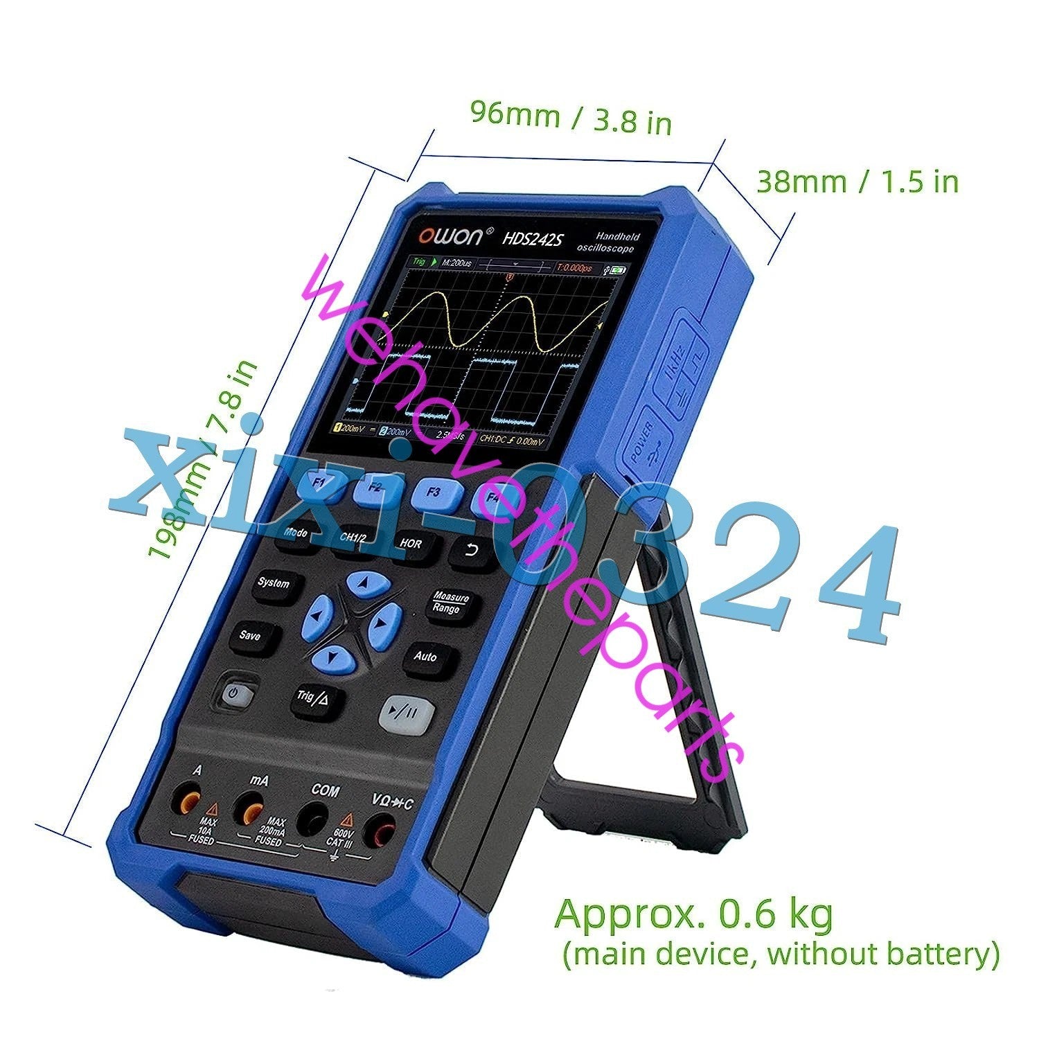 NEW OWON HDS242S Digital Oscilloscope Multimeter Fast delivery