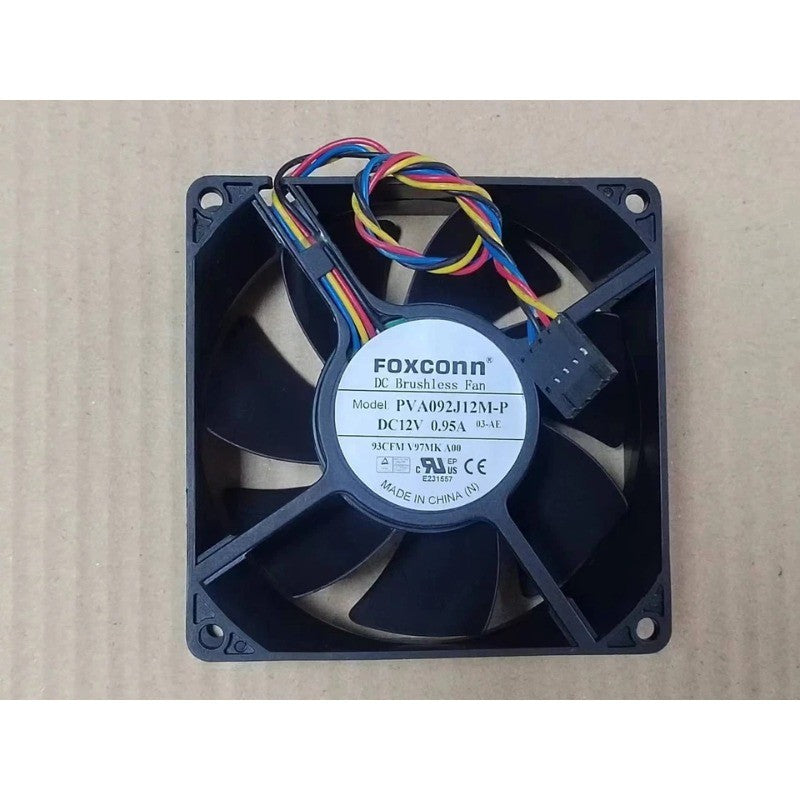 FOXCONN PVA092J12M-P Fan 12V 0.95A 90x90x32mm 4-Pin Case/CPU Cooling Fan