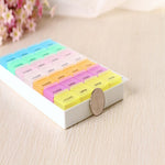 28 Grid Weekly pill organizer pill box holder Medicine Storage box