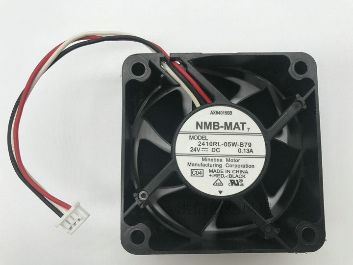 NMB 2410RL-05W-B70 24V 0.13A 6CM 6025 60mm inverter cooling fan 2pin