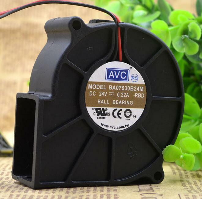AVC DC 24V 0.22A BA07530B24M 7530 7.5CM centrifugal blower turbine cooling fan