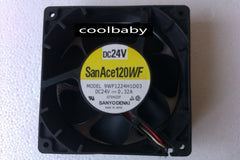 SANYO 9WF1224H1D03 A90L-0001-0509 3pin DC24V 0.32A 120*120*38mm