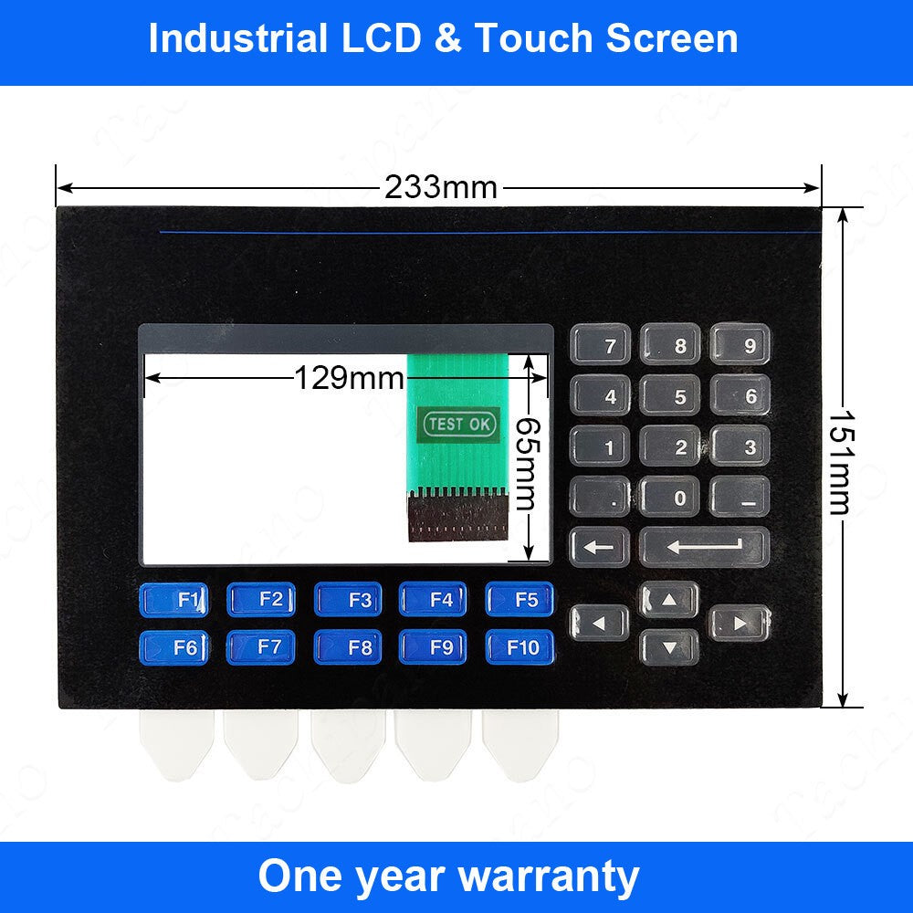 Touch Screen for 2711-B5A20 2711-B5A20L1 with Membrane Keypad Keyboard