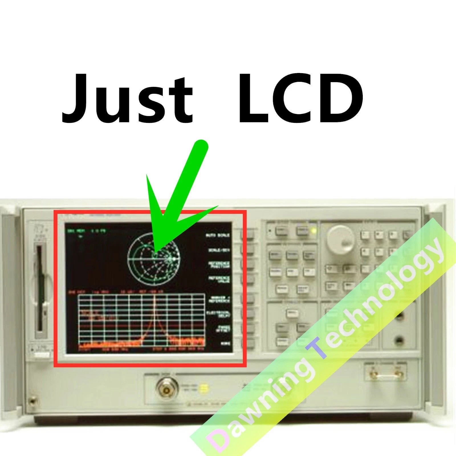Original LCD Screen Panel For Agilent Keysight 8753E RF Network Analyzer Display