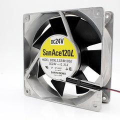 109L1224H102 DC24V 0.21 SANYO 12CM 12038 120x120x38mm aluminum frame fan