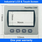 Touch Screen Panel Glass Digitizer PanelView C400 2711C-T4T + Keypad Keyboard