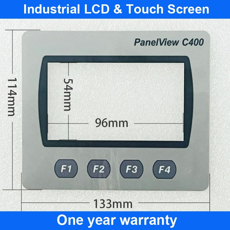 Touch Screen Panel Glass Digitizer PanelView C400 2711C-T4T + Keypad Keyboard