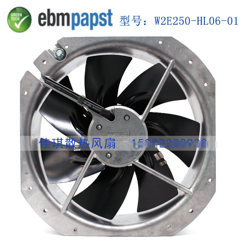 W2E250-HL06-01 28080 28CM AC230V cooling Fan AC230V 127W axial fan