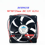 1PC CD-FAN DFH9025B 9025 12V 0.25A 2-wire cooling fan