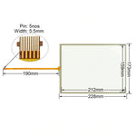 5pin Touch Screen for AB 2711P-T10C22D9P with Protective Film Touch Panel Glass
