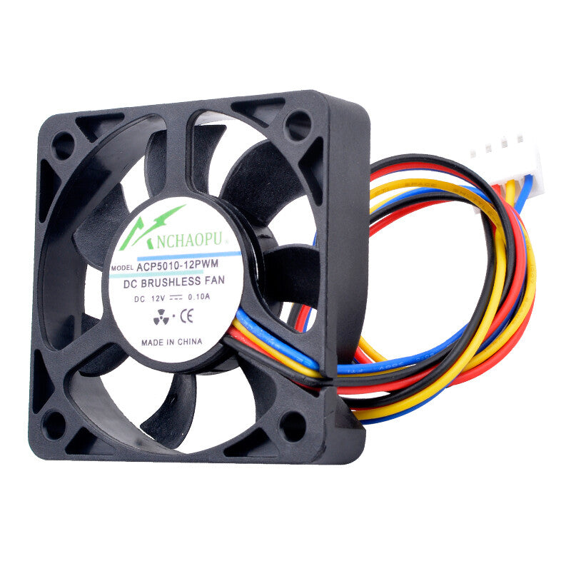 ACP5010-12PWM 50mm DC12V 0.10A 4pin CPU chassis Cooling fan