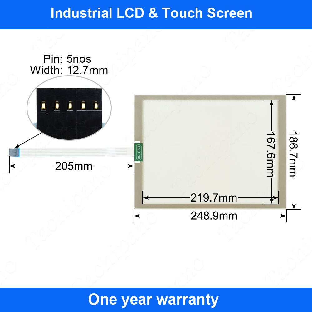 6AV3627-1QL00-0AX0 Touch Panel for 6AV3 627-1QL00-0AX0 TP27 10 with Overlay
