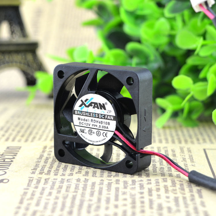 1pc RUILIAN RDH4010B Fan 4010 12V 0.09A 2Pin