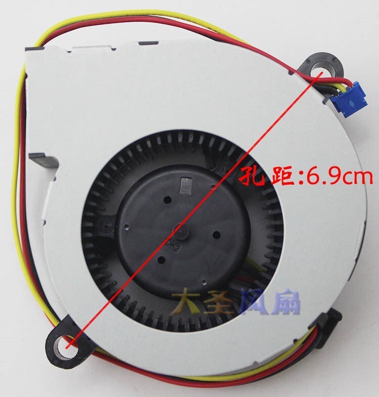 Nidec G60T12MS1ZZ-52J311 12V 0.25A 3-pin Projector cooling fan