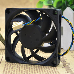 OriginalDELTA7CM 7015 AFB0712VHB 4 wirePWM Thermostat Cooling fan cooling fan