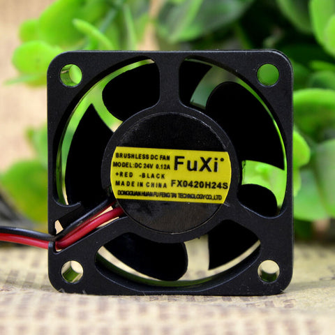 1 pcs FuXi 4020 FX0420H24S 24V 0.12A 4 cm inverter switch cooling fan