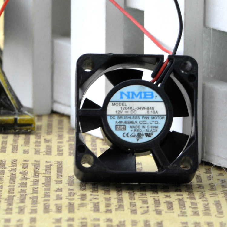 NMB-MAT 1204KL-04W-B40 12V 0.10A 30*30*10mm 2pin SUPERMICRO Case Cooling Fan