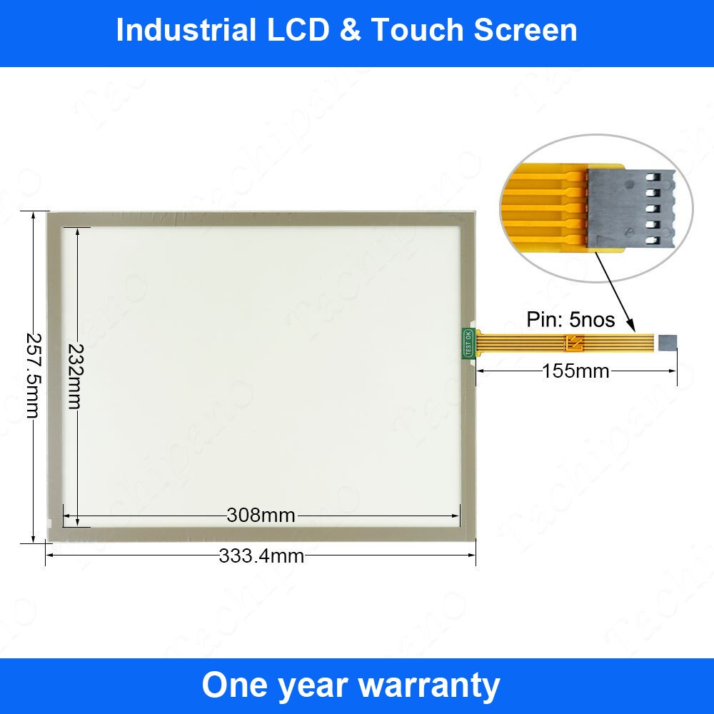 Touch Screen for Advantech FPM-2150G-RCE FPM-2150GBE Glass Panel